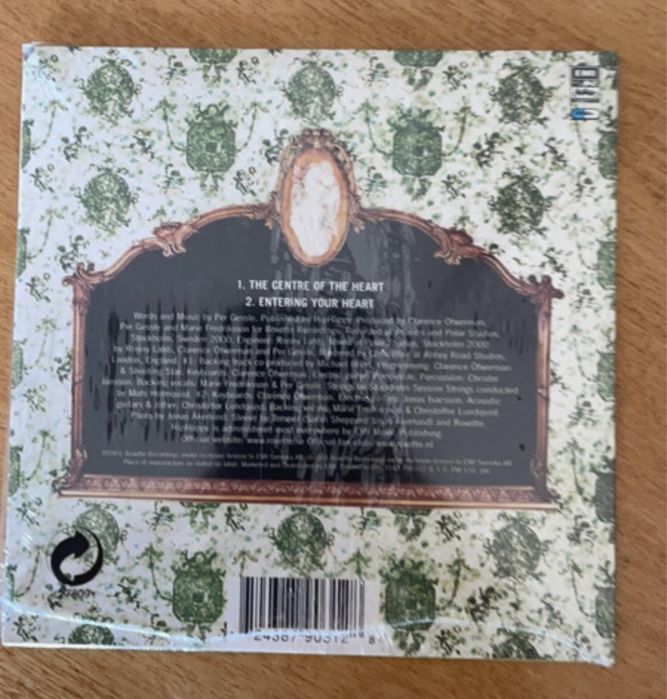 Roxette - The Centre Of The Heart (CD single) NOVO