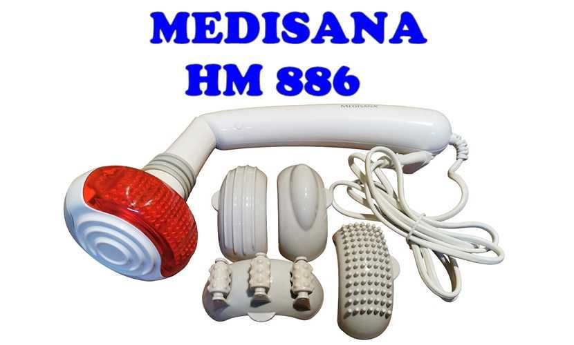 Masażer Medisana HM 886 wibracje 2 tryby + promienie + łamany 3 kąty