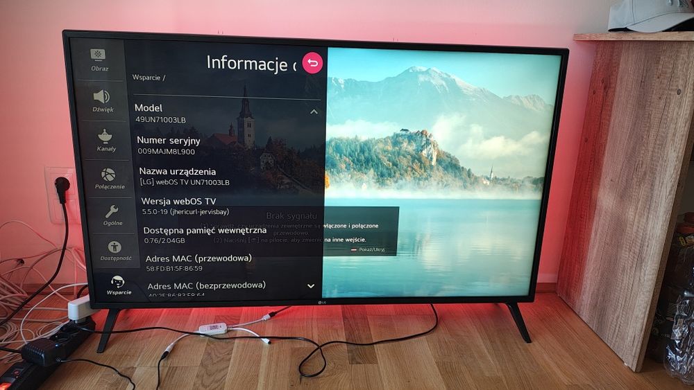 Smart TV LG 49 cali 4K