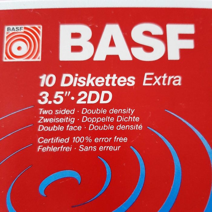Caixa para 10 Disquetes BASF
