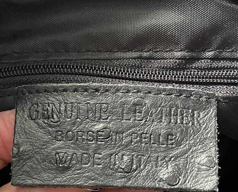 Новая сумочка-рюкзак с рисунком страуса genuine italian leather