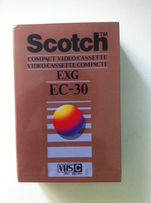 Компакт видеокассета Scotch EXG EC-30 made in Japan