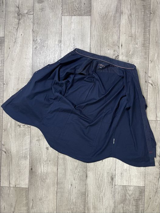 Tommy Hilfiger slim fit рубашка 41 L размер с длинным рукавом синяя