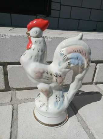 статуэтка-штоф *Петух* СССР Городницкий фарфоровый з-д