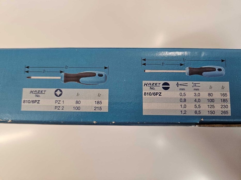Zestaw Wkrętaków HAZET 810/6PZ