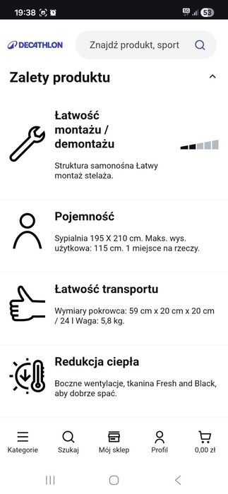Namiot  trzyosobowy