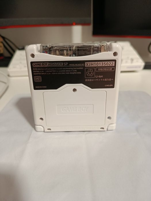 Game Boy Advance SP +  ecrã IPS + mod USB-C