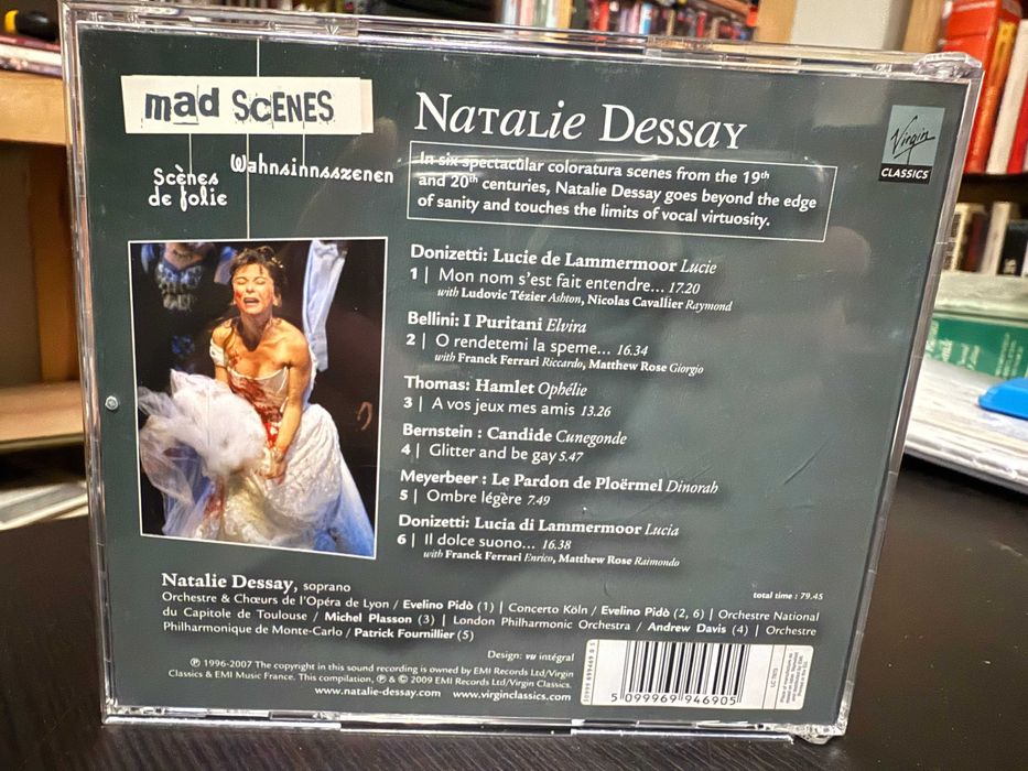 Natalie Dessay – Mad Scenes (Lucia, I Puritani, Hamlet, Candide..)