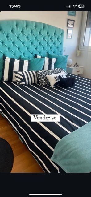 Button-Tufted Bed