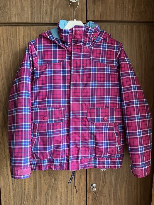 Kurtka narciarska - dziewczęca w kratkę - Burton