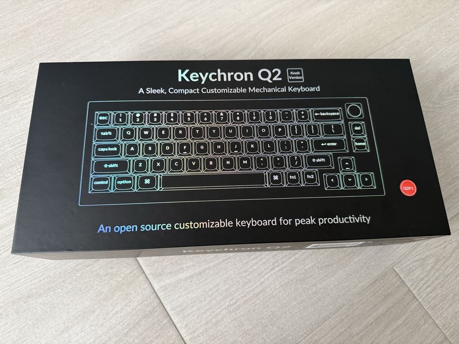 Keychron Q2 QMK ISO Knob