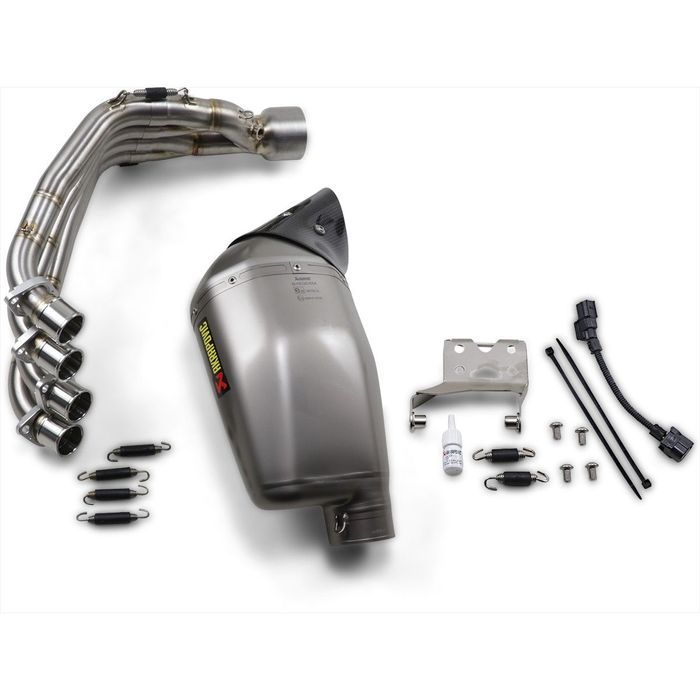 linha completa akrapovic honda cb 650r / cbr 650f