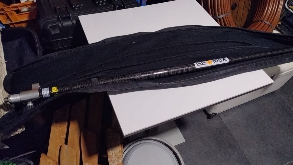 Bastão telescópico geomax carbono zpc200 novo