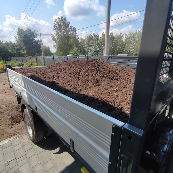 Ziemia ogrodowa,do trawników kompostowa, dostawa, Warszawa i okolice