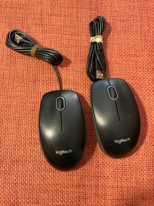 Lote de 3 Ratos com Fio (LogiLink + 2x Logitech B100) – Prontos a Usar | 20€