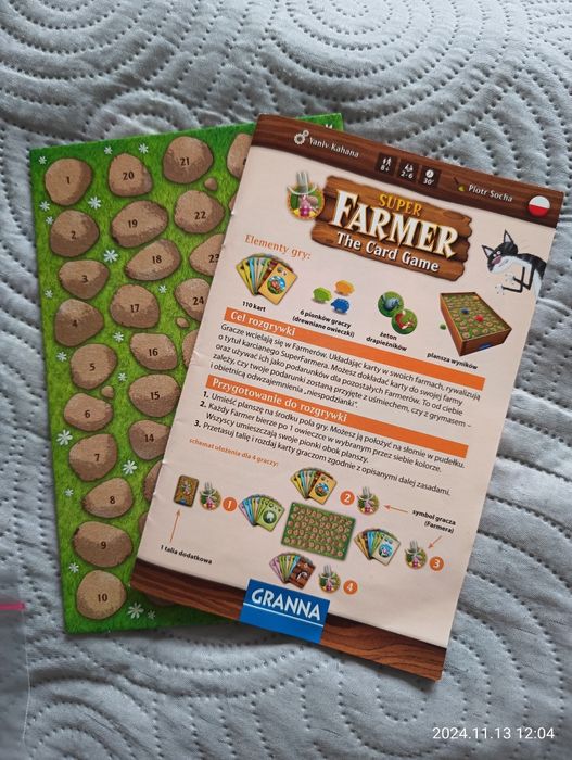 Gra planszowa Super Farmer, the card game