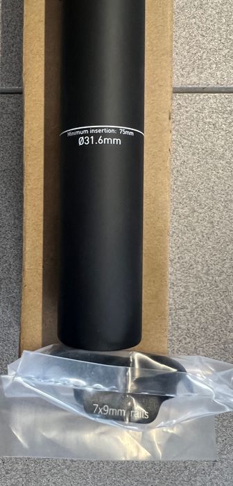 Sztyca ENVE Carbon Seatpost 400 mm / 31,6 mm / 0 mm offset / 7x9 mm – oryginalna