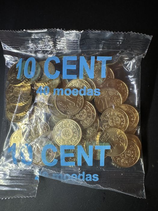 Conjunto de moedas euro Portugal 2002