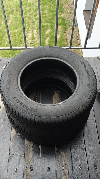 Opony całoroczne Continental 185/70 R14 PARA 2 szt. CENA ZA OBIE!