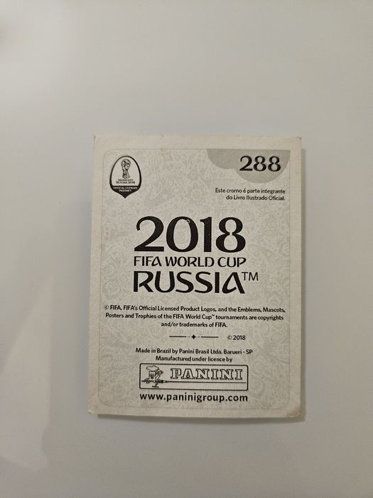 Cromo Messi Mundial 2018.