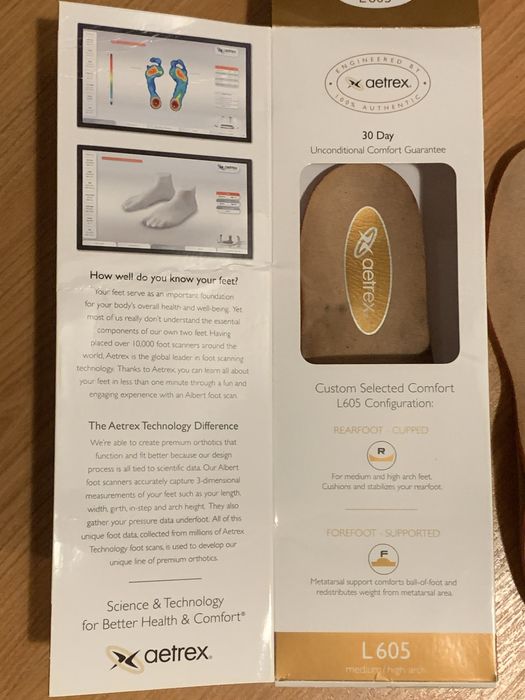 Palmilhas Casual Comfort AETREX