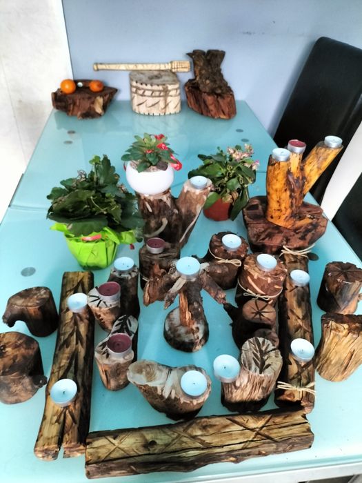 Sprzedam dekoracje z drewna