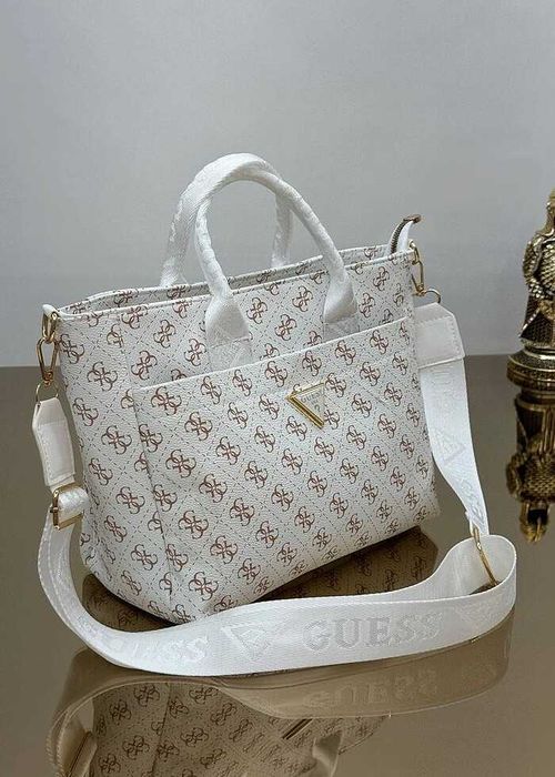 Жіноча сумка шопер Guess - шопер Гесс великий чорний