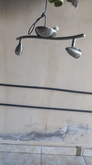 Candeeiros inox os três 15 euros