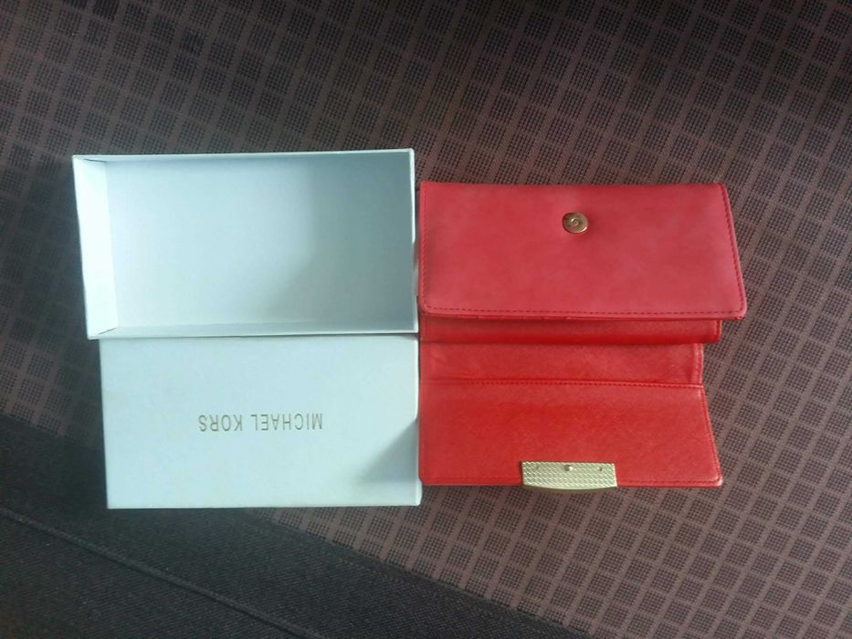 Portfel czerwony Michael Kors