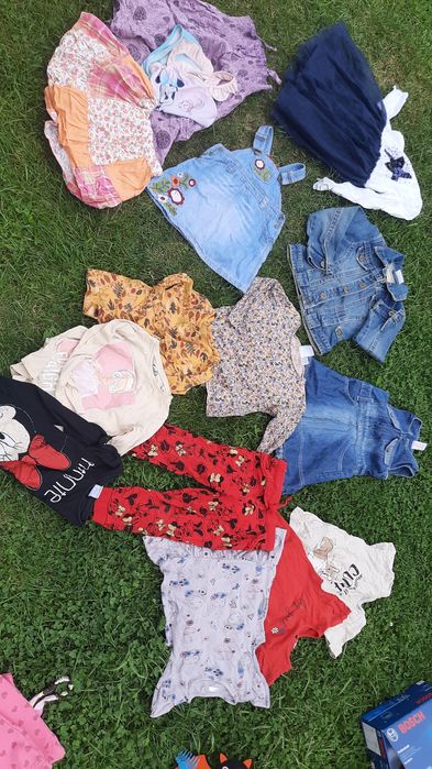 Paka mix 98 104 vintage jeans katana Minnie