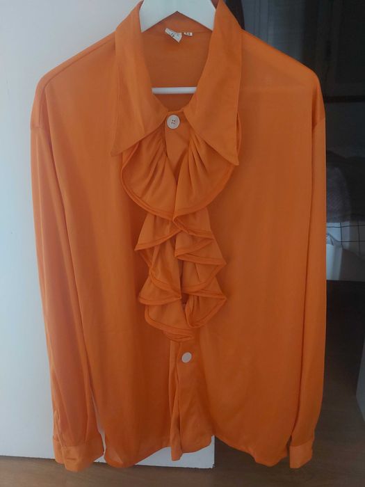 Camisa com Folhos64585228763779120