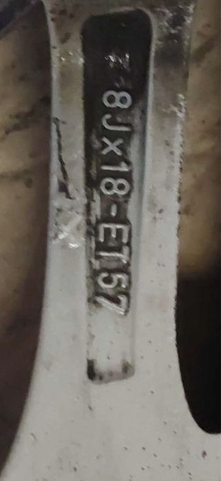 4 x felga 18” Porsche cayenne S felgi aluminowe