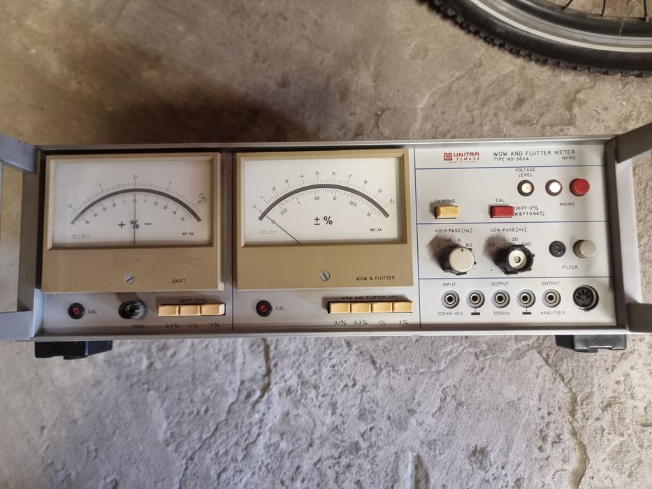 Miernik Wow and flutter meter unitra ND-960A