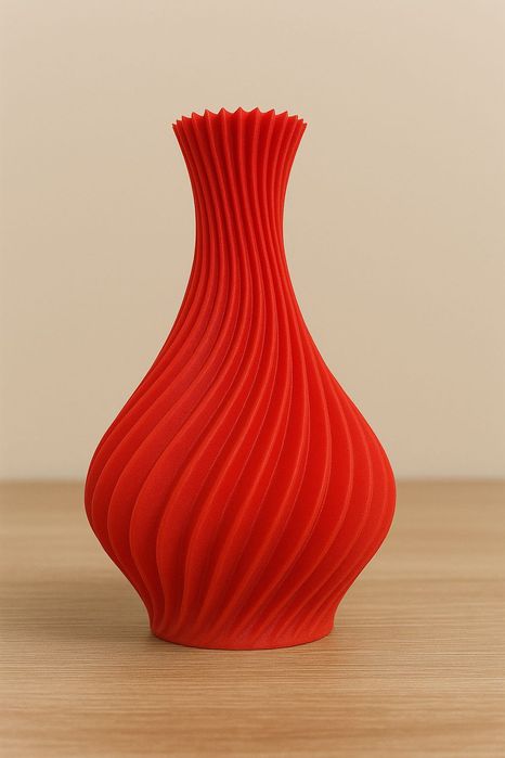 Vaso em espiral minimalista- 15cm