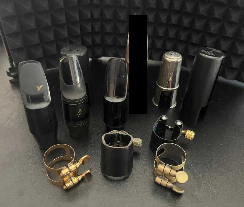 Boquilhas para saxofone soprano, alto e tenor (A27, 5C, Metalite)