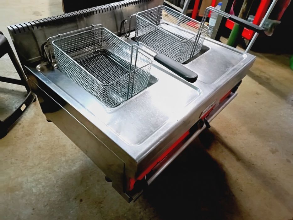 Fritadeira a gás dupla 10 litros