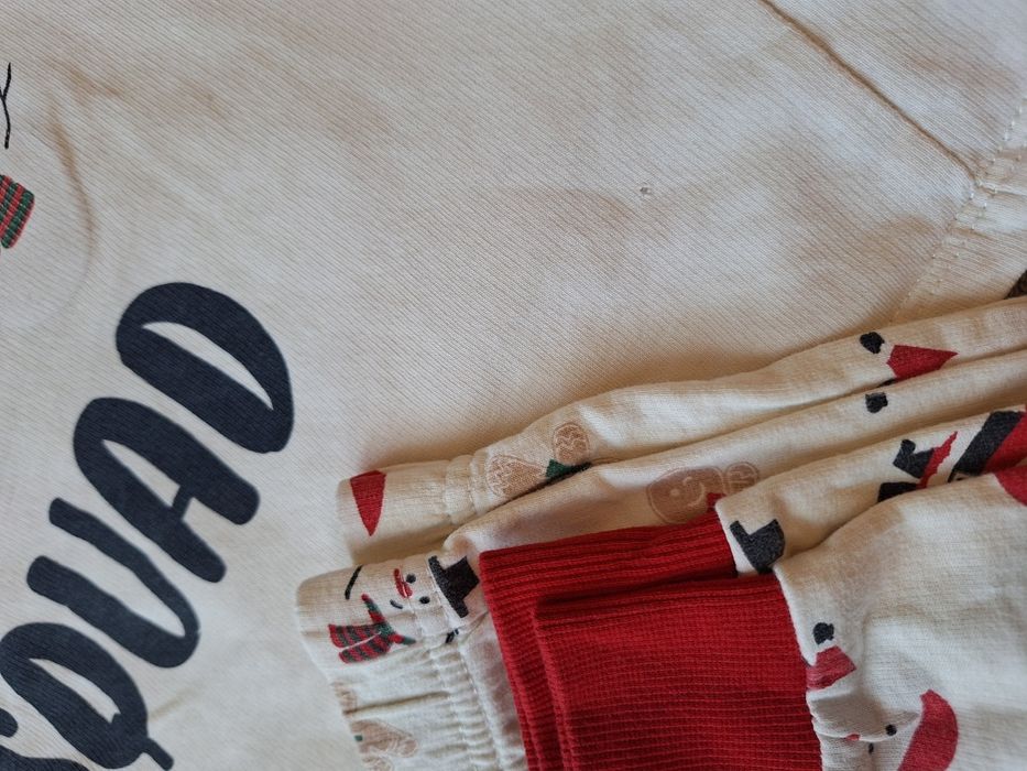 Zestaw 2szt. piżama świąteczna 116/122 H&M Pepco