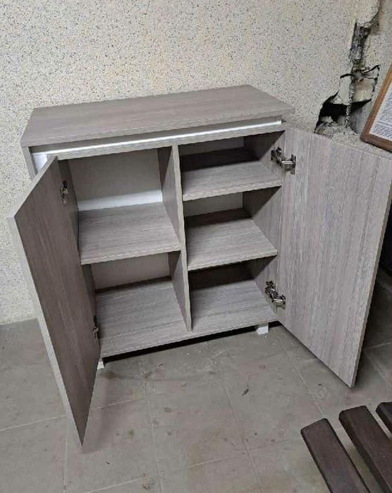 Szafki dab sonoma i bialy polysk