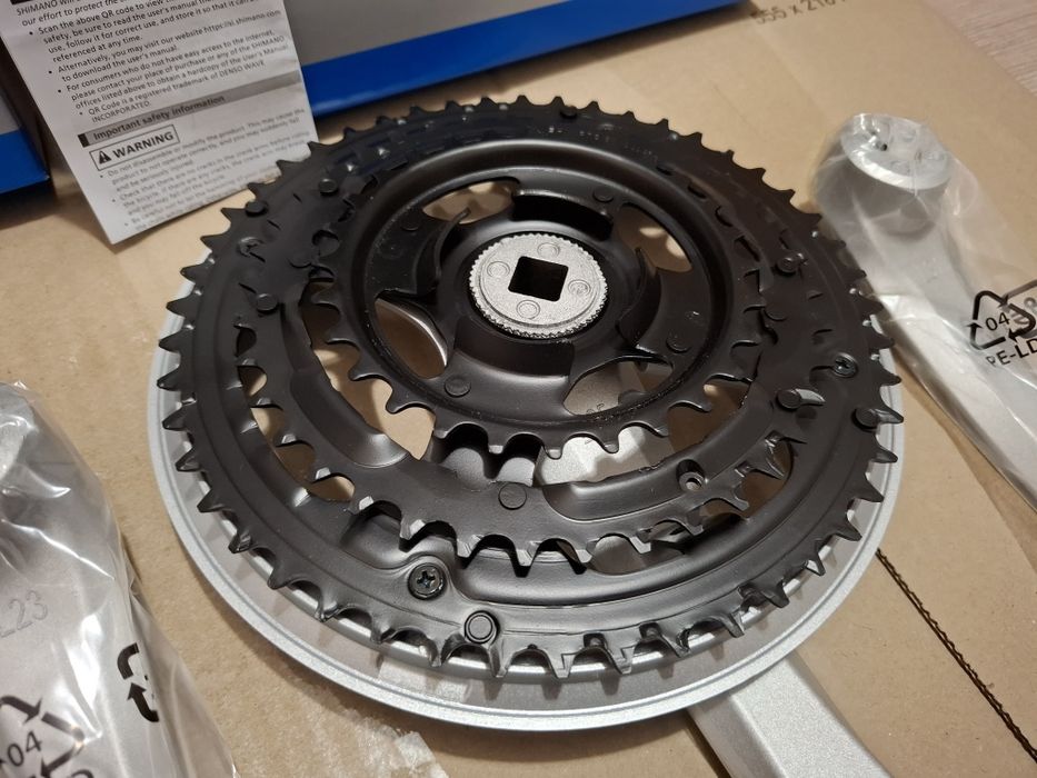 ВЕЛОсипедные шатуны Shimano FC-TY501:(42/34/24 и 48/38/28). Оригинал!