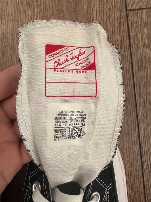 Кеди Converse Run Star Hike Platform OX Black | 44.5 розмір