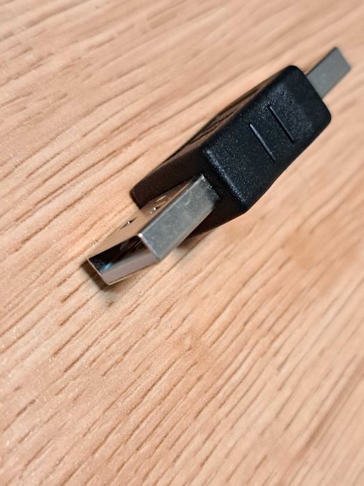 Adaptador / Ficha USB-A Macho para USB-A Macho (Metalico)