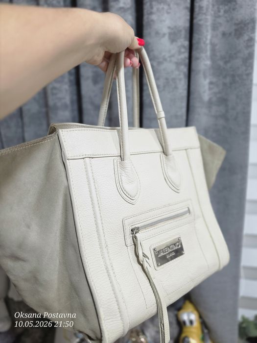 Сумка Valentino Италия, натуральная,кожа/замша