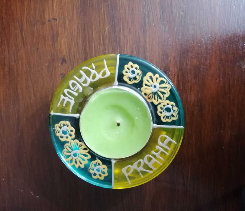 Castiçal para vela pequena