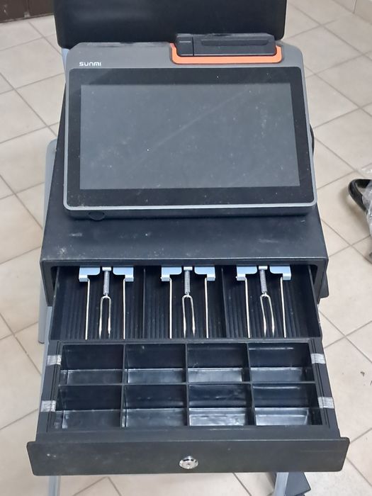 POS T1 Mini Android Touch Impressora Integrada + caixa registadora