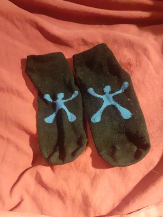 Носки для батута спортивные чёрные