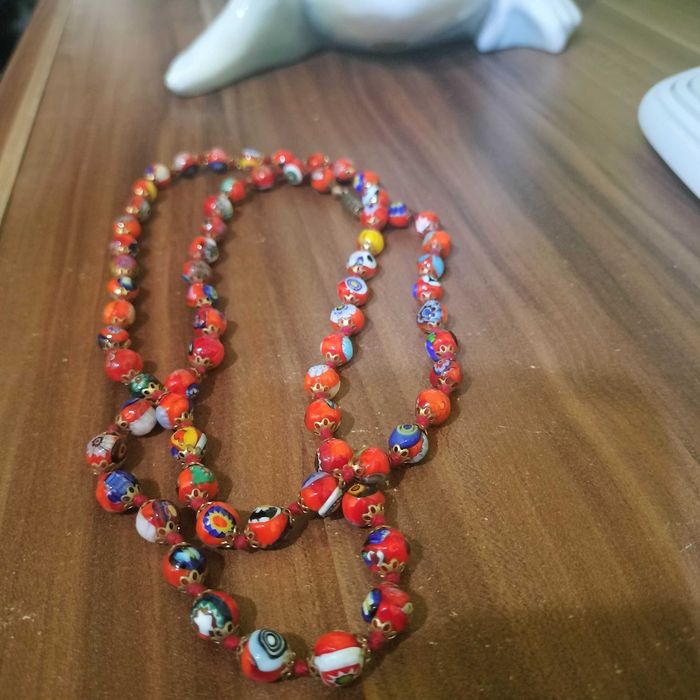 Korale ze szkła Murano