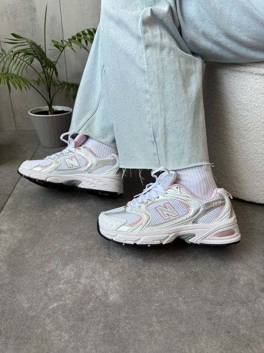 New Balance 530 Silver Pink жіночі кросівки ню беланс 530 рожеві