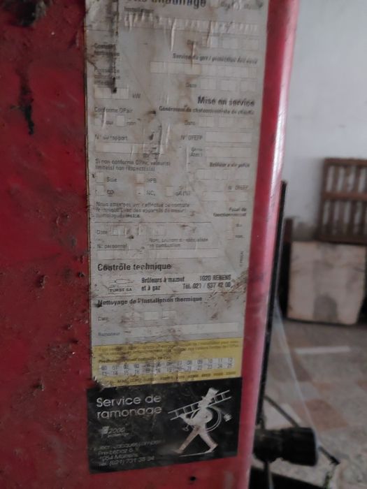 Caldeira de aquecimento/ águas sanitárias a lenha