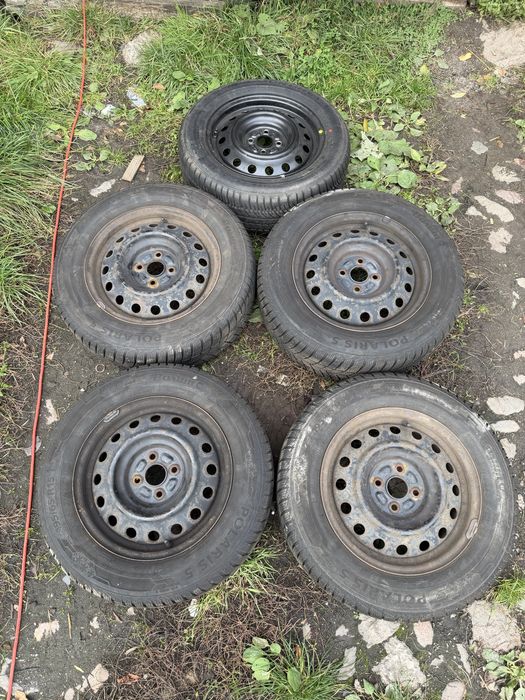 Opony Zimowe Barum 195/65R15 2022r. z felgami 4x100 + zapas