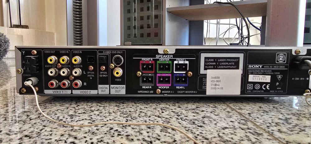 Sistema de som 5.1 Sony DAV S800 + HDMI